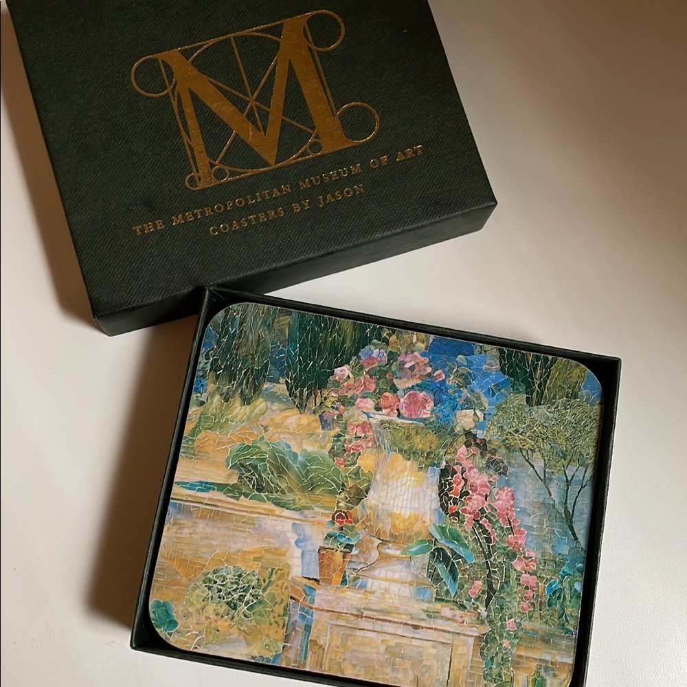 Metropolitan Museum of Art Coasters By Jason-Tiffany Windows